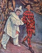 Paul Cezanne Fastnacht painting